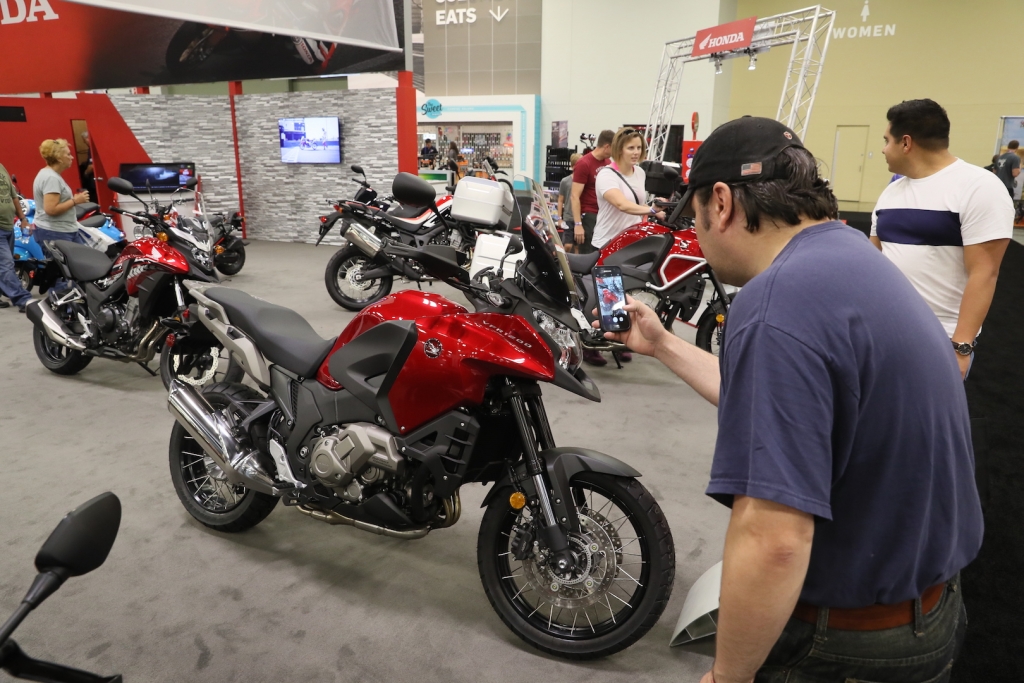 Checking out the Latest Honda Motorcycle at AIMExpo