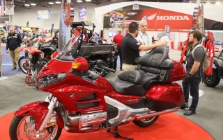 Honda's Iconic Gold Wing on Display at AIMExpo