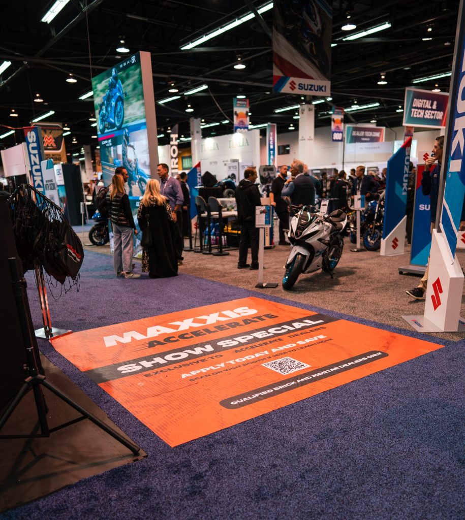 Full Color Graphic Clings - Show Floor Mega Cling