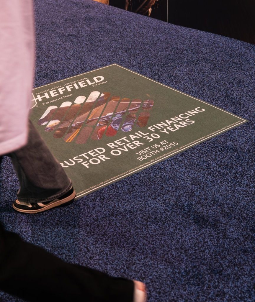Full Color Graphic Clings - Floor Cling 4 Pack